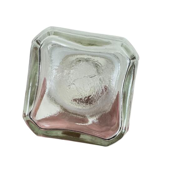 Vintage Clear Glass Lidded Apothecary Jar Container - Picture 5 of 5